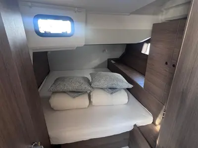 Cabin on Orange, a Beneteau Oceanis 52 sailboat at Biograd na Moru, Croatia