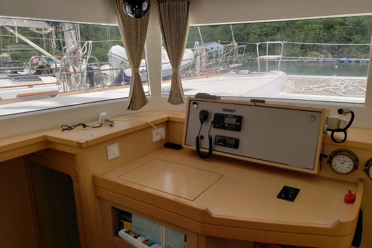 Belle, a Lagoon 450 Sport catamaran at Alameda, United States
