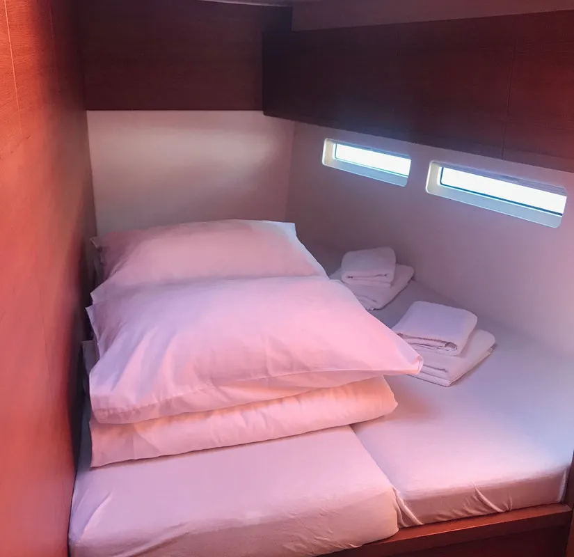 Cabin on More Amore, a More 55 sailboat at Grad Kaštela, Croatia