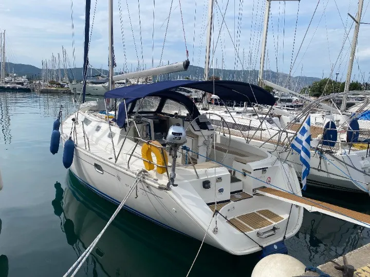 Stefi, a Jeanneau Sun Odyssey 42.2 sailboat at Kontokali, Greece