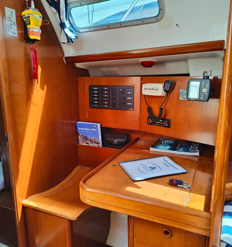 Crete, a Beneteau Oceanis 393 sailboat at Athens, Marina Delta Kallithea, Greece