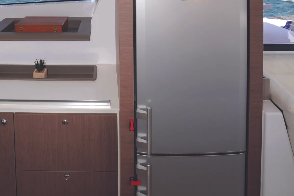 Galley of Ocean Dream, a Bali 4.1 catamaran at Grad Pula, Croatia