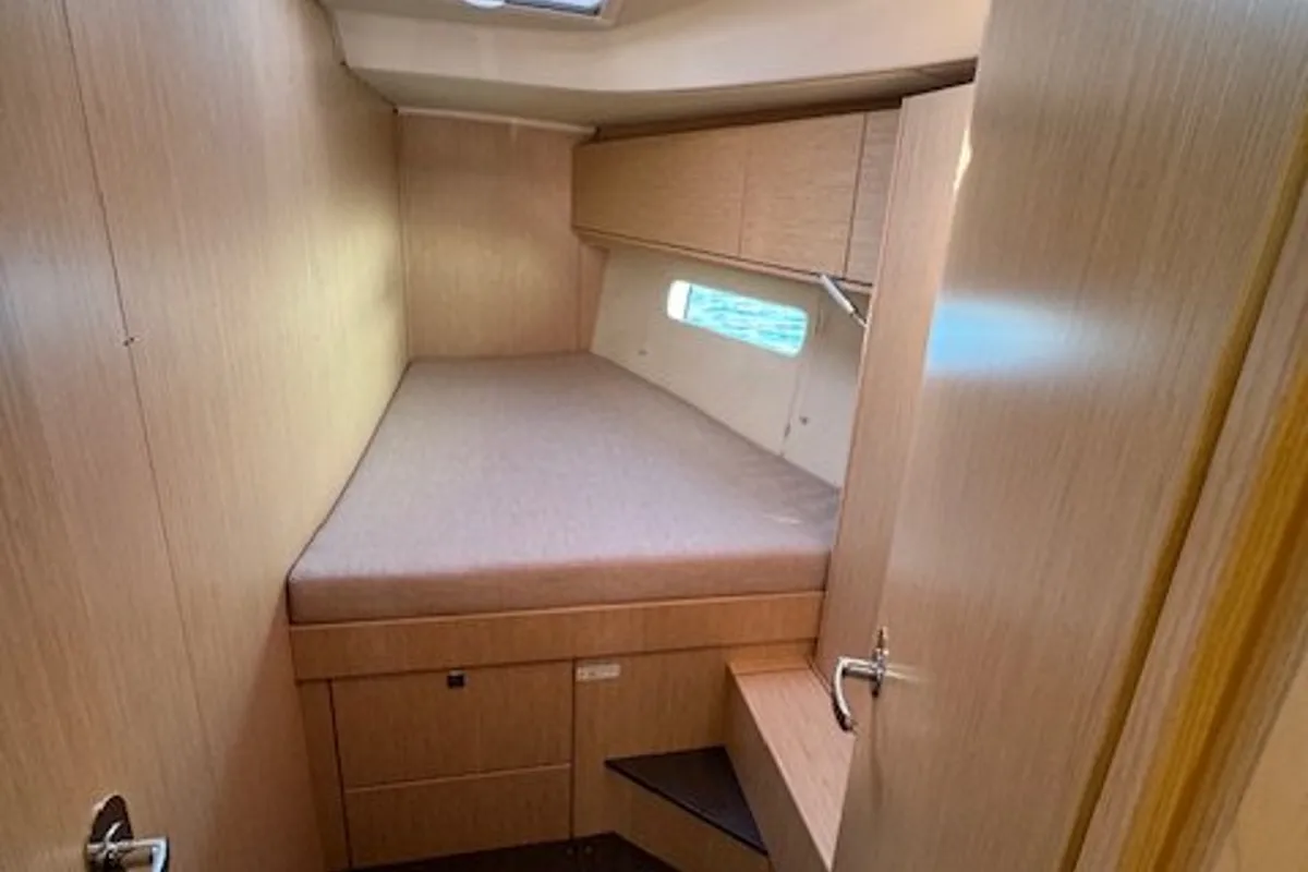Cabin on Princess Laura, a Bavaria C46 sailboat at Punat, Croatia