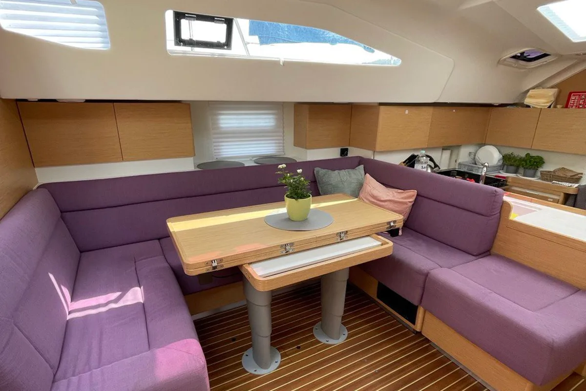 Timeless, a Elan Impression 50 sailboat at Slano, Croatia