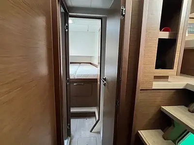 Cabin on Andromeda, a Lagoon 40 catamaran at Athens, Greece