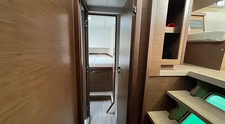 Cabin on Andromeda, a Lagoon 40 catamaran at Athens, Greece