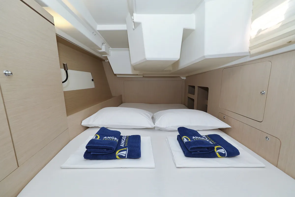 Cabin on Ladybug, a Beneteau Oceanis 46.1 sailboat at Grad Trogir, Croatia