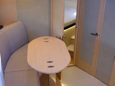 Salon of Focus 36, a Focus Power 36 Hard Top motor yacht at Grad Trogir, Croatia