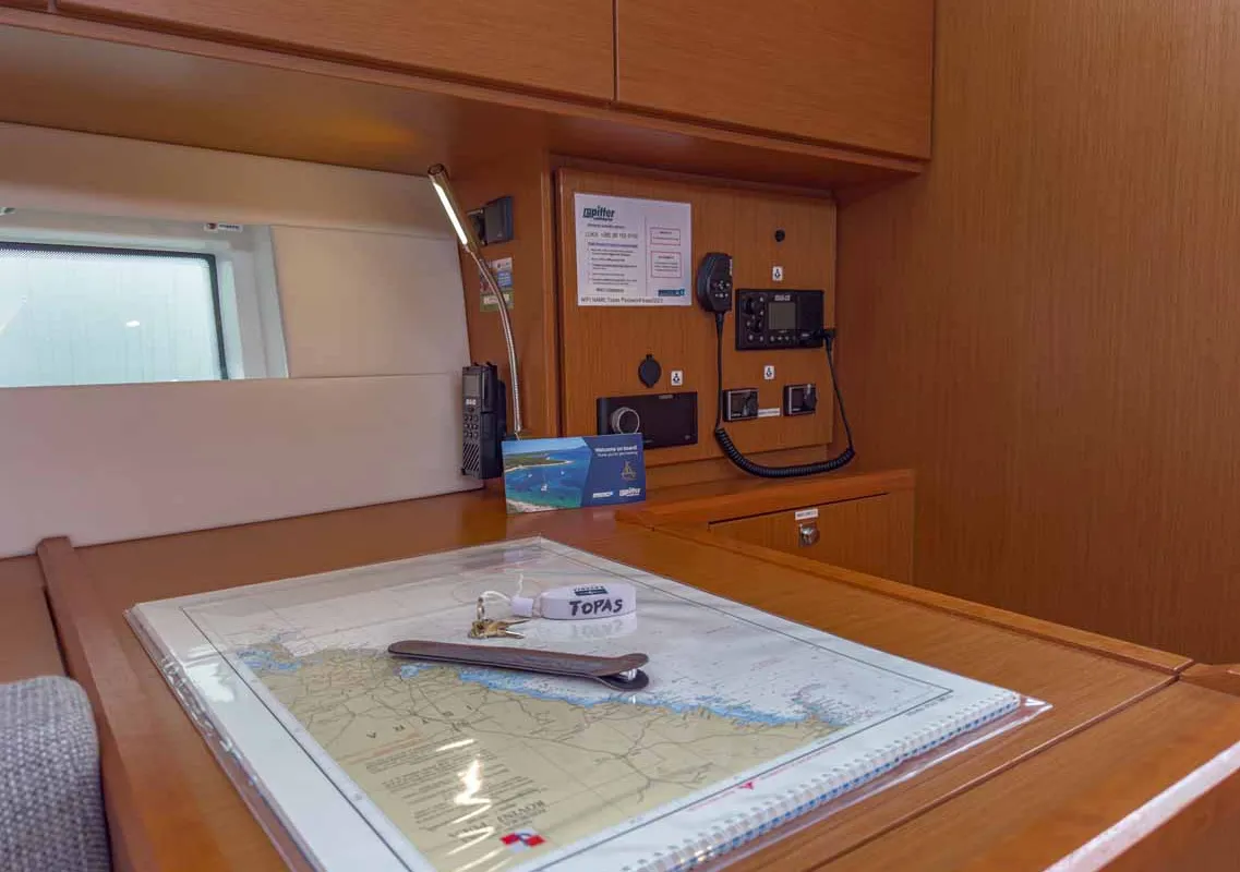 Topas, a Bavaria C50 Holiday sailboat at Grad Pula, Croatia
