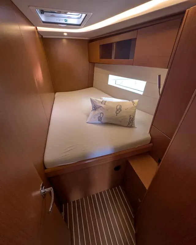 Cabin on Topas, a Bavaria C50 Holiday sailboat at Grad Pula, Croatia