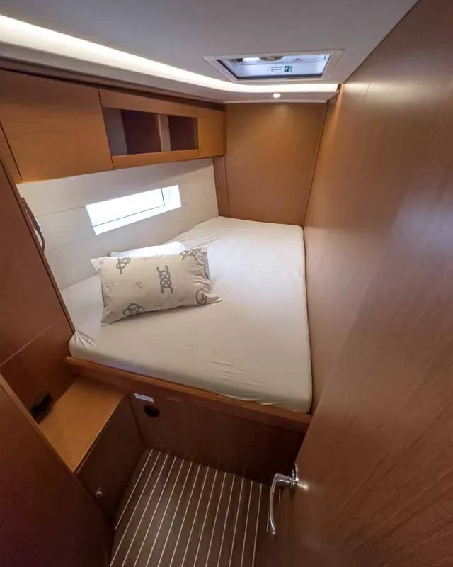 Cabin on Topas, a Bavaria C50 Holiday sailboat at Grad Pula, Croatia
