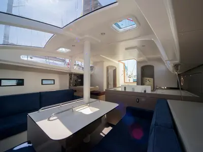Salon of Horizon, a RM 1260 sailboat at Antibes, France