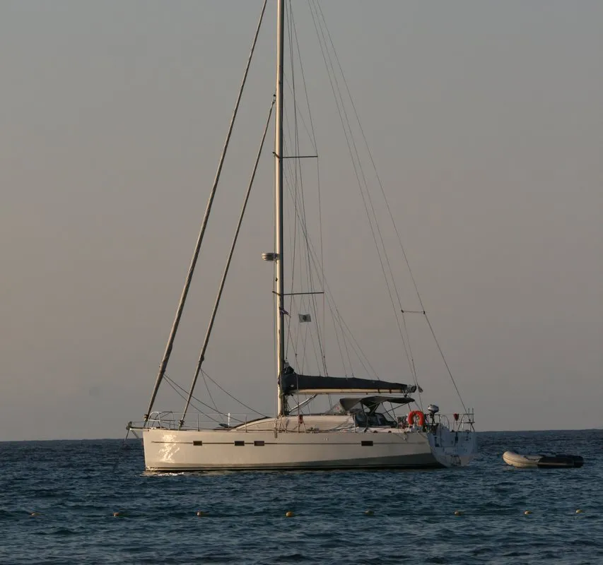 Exterior view of Horizon, a RM 1260 sailboat at Antibes, France