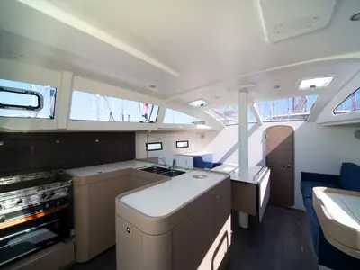 Galley of Horizon, a RM 1260 sailboat at Antibes, France