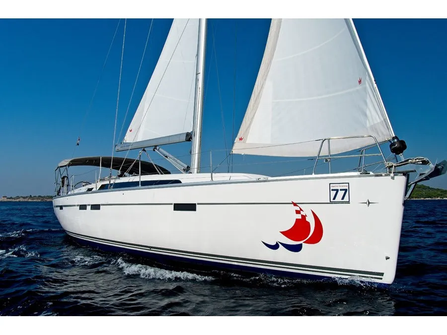 MH 83, a Bavaria Cruiser 46 sailboat at Murter, Croatia