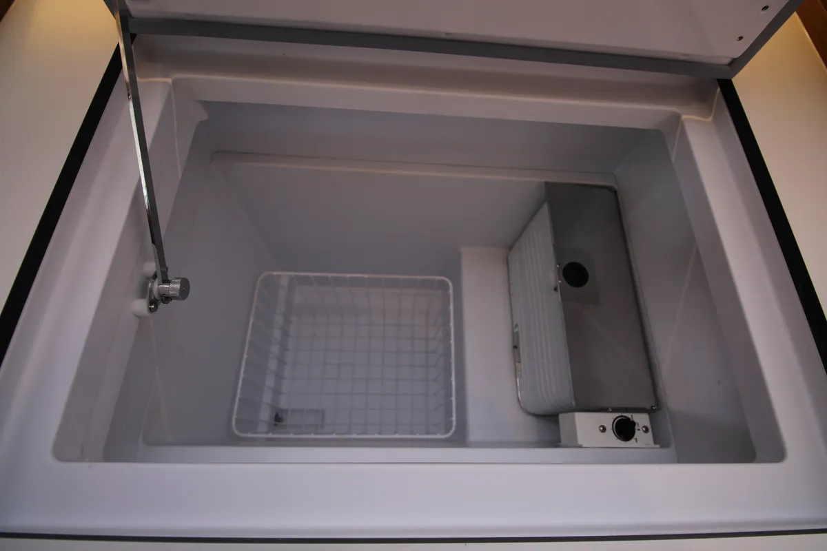 Galley of Evita, a Jeanneau Sun Odyssey 380 sailboat at Grad Biograd na Moru, Croatia