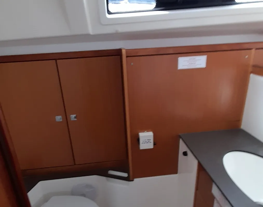 Head on Optasia, a Bavaria Cruiser 41 sailboat at Municipal Unit of Rhodes, Greece