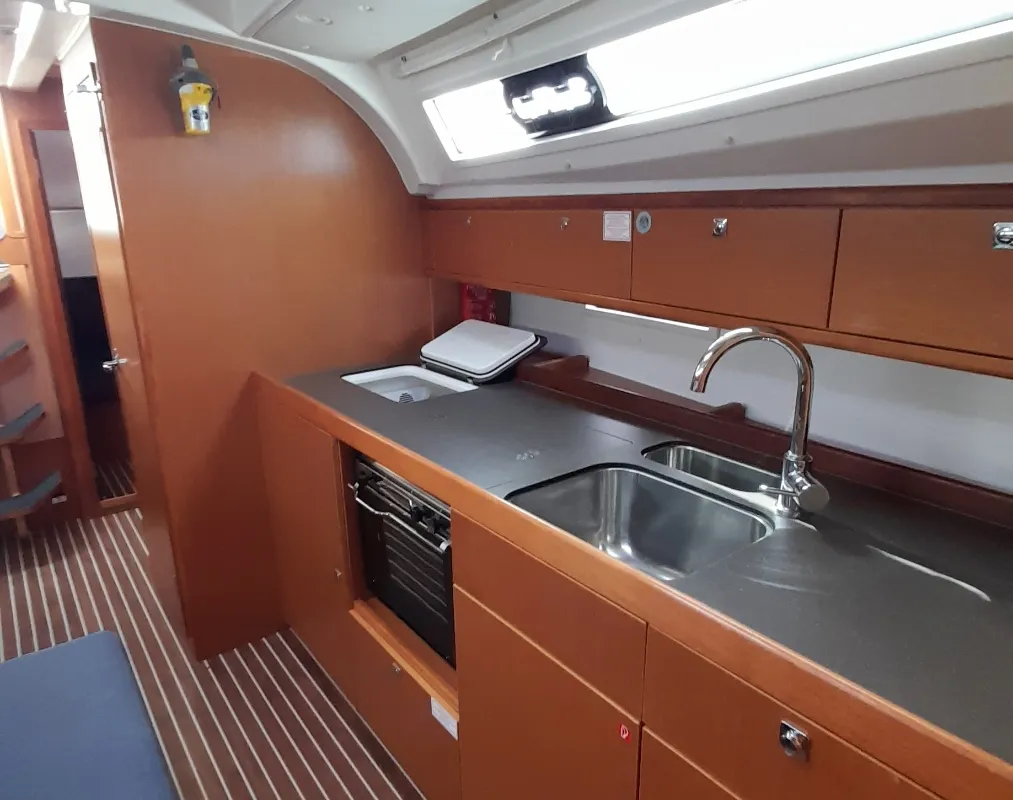 Optasia, a Bavaria Cruiser 41 sailboat at Municipal Unit of Rhodes, Greece