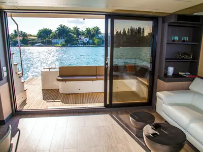 Salon of Over Reef, a Gulet Power Catamaran catamaran at Malé, Maldives