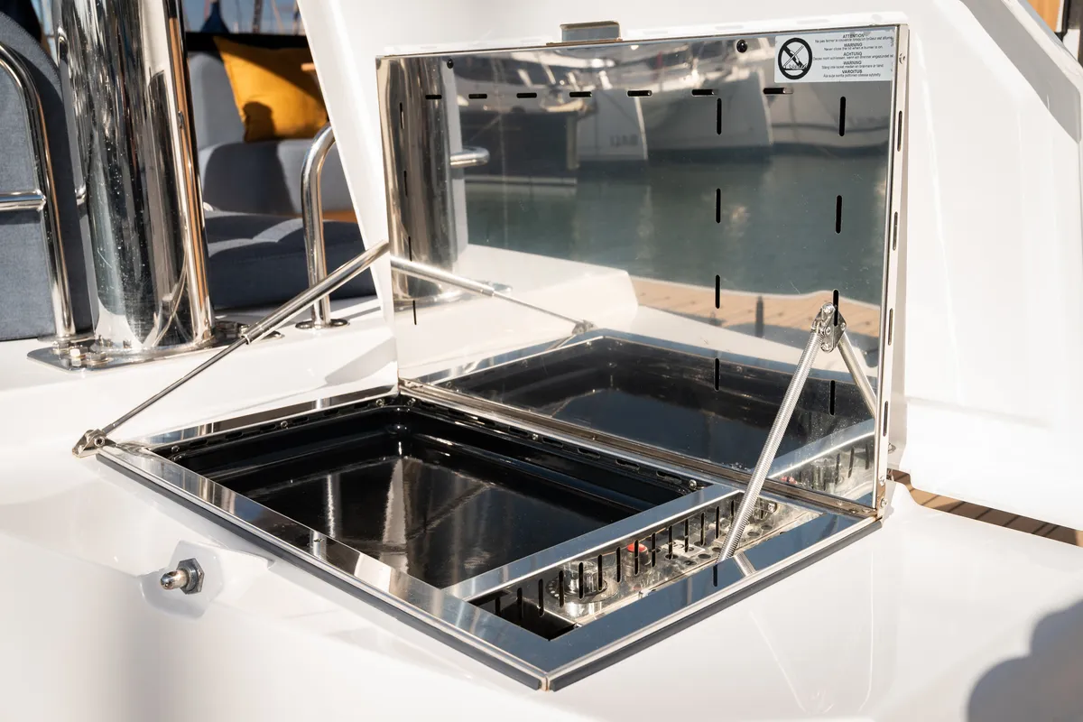 DISFRUTONA, a Bali 5.2 catamaran at Port d'Andratx, Spain