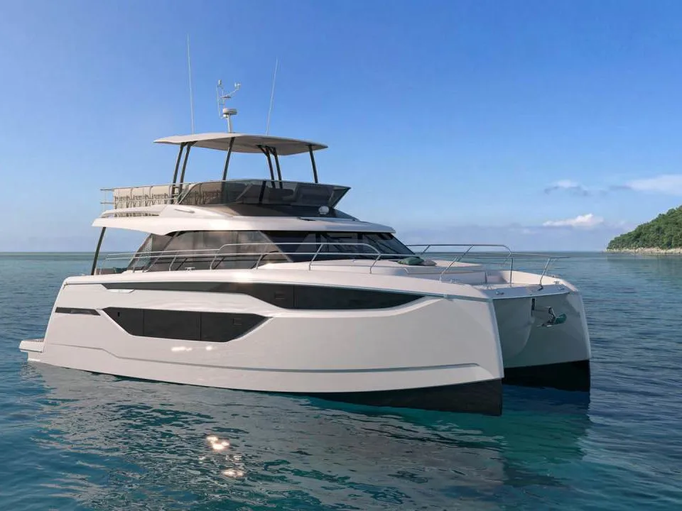 M.P. Prestige, a Prestige M6 catamaran at Seget Donji, Croatia