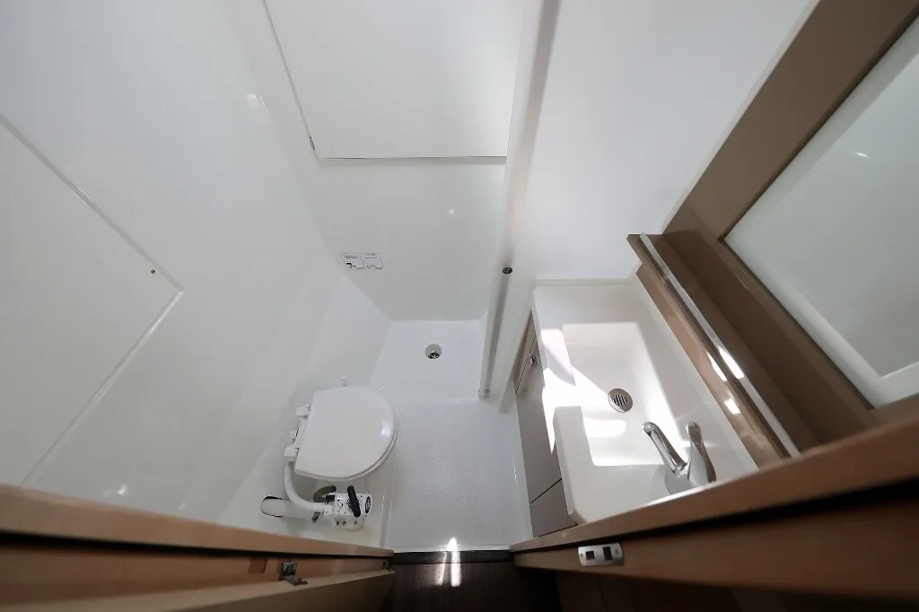 Head on Feeling Free, a Fountaine Pajot Saba 50 catamaran at Općina Rogoznica, Croatia