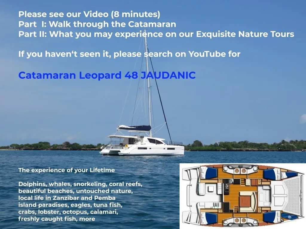 Premium, a Leopard 48 catamaran at Azam Marina, Tanzania
