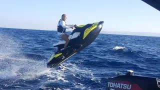 Exterior view of Lucky, a SEA DOO SPARK 90HP motorboat at Jezera, Croatia