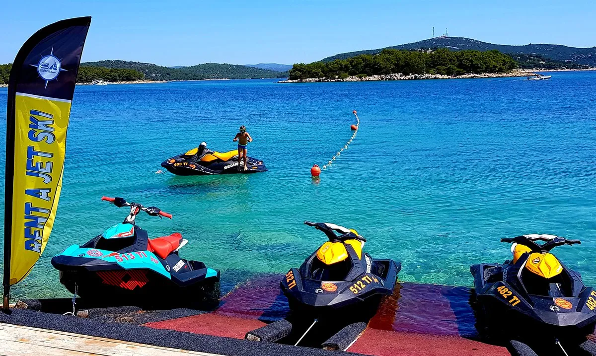 Exterior view of Lucky, a SEA DOO SPARK 90HP motorboat at Jezera, Croatia