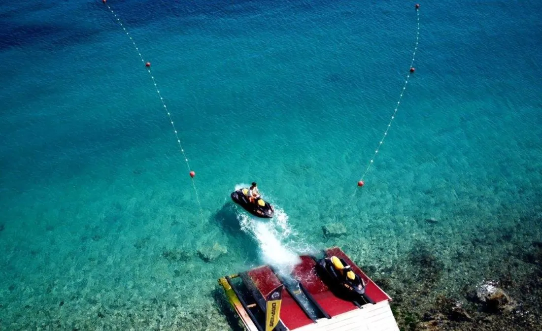Exterior view of Lucky, a SEA DOO SPARK 90HP motorboat at Jezera, Croatia