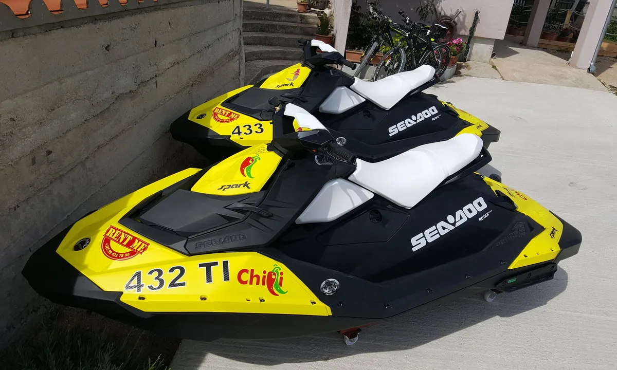 Exterior view of Lucky, a SEA DOO SPARK 90HP motorboat at Jezera, Croatia