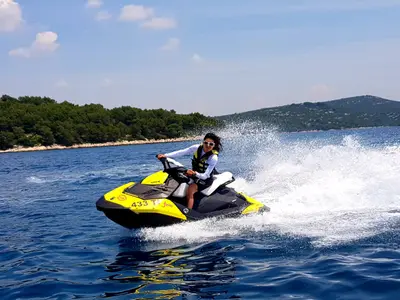 Exterior view of Lucky, a SEA DOO SPARK 90HP motorboat at Jezera, Croatia