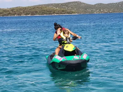 Exterior view of Lucky, a SEA DOO SPARK 90HP motorboat at Jezera, Croatia