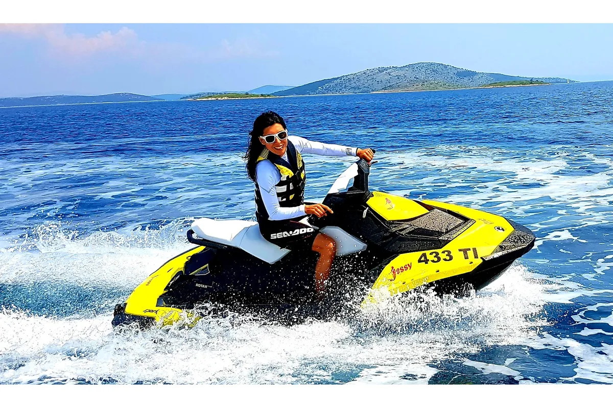 Exterior view of Lucky, a SEA DOO SPARK 90HP motorboat at Jezera, Croatia