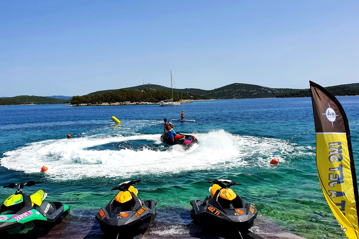 Exterior view of Lucky, a SEA DOO SPARK 90HP motorboat at Jezera, Croatia