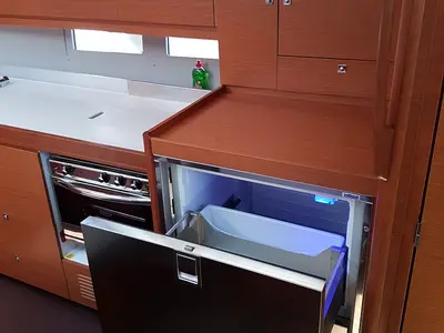 Galley of Alegro, a Dufour 460 GL sailboat at Općina Sukošan, Croatia