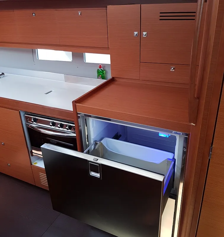 Galley of Alegro, a Dufour 460 GL sailboat at Općina Sukošan, Croatia