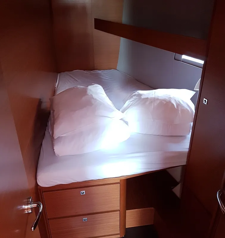 Cabin on Alegro, a Dufour 460 GL sailboat at Općina Sukošan, Croatia