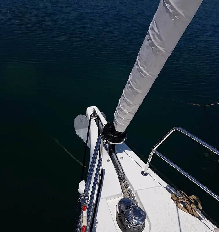 Deck of Alegro, a Dufour 460 GL sailboat at Općina Sukošan, Croatia