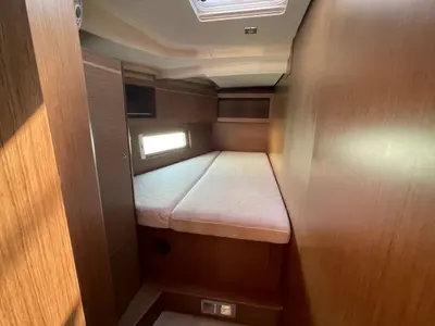 Cabin on Enjoyablue, a Beneteau Oceanis 46.1 sailboat at Preveza, Greece