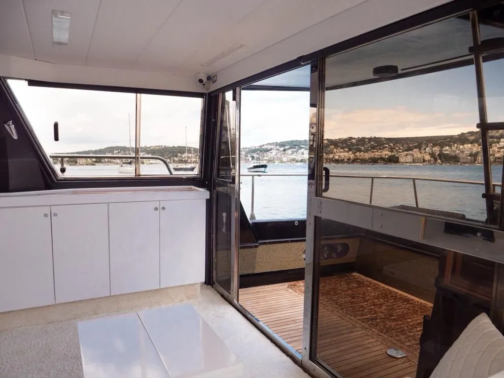 PHEONIX, a Posillipo Tobago 47 motor yacht at Piraeus, Greece