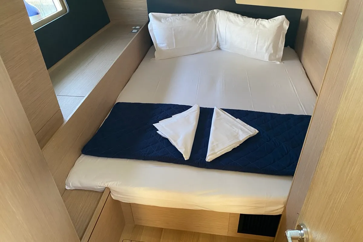 Cabin on new Oc. 51.1 , a Beneteau Oceanis 51.1 sailboat at Salerno, Italy