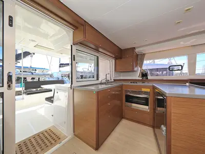 Galley of Must Have, a Lagoon 450 F catamaran at Općina Sukošan, Croatia
