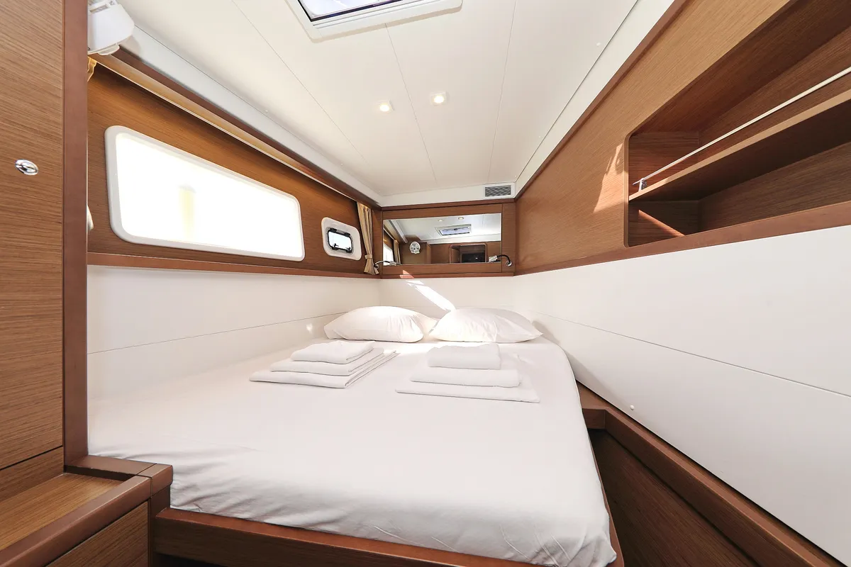 Cabin on Must Have, a Lagoon 450 F catamaran at Općina Sukošan, Croatia