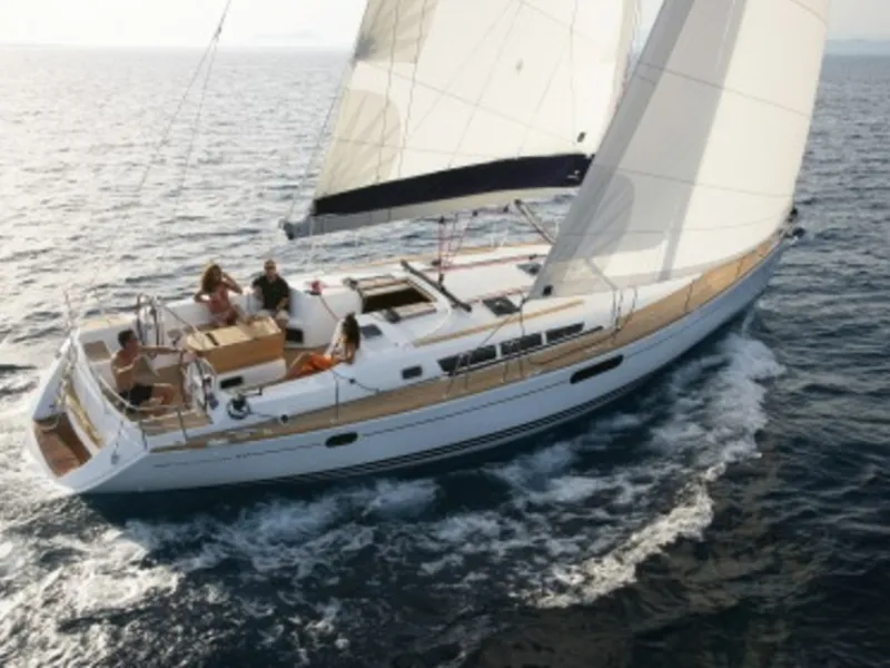 Ealis, a Jeanneau Sun Odyssey 49i sailboat at Athens, Greece
