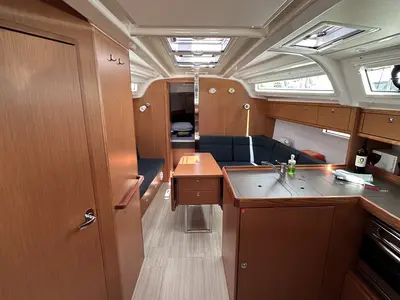 Salon of Crypto, a Bavaria Cruiser 37 sailboat at Split, Croatia