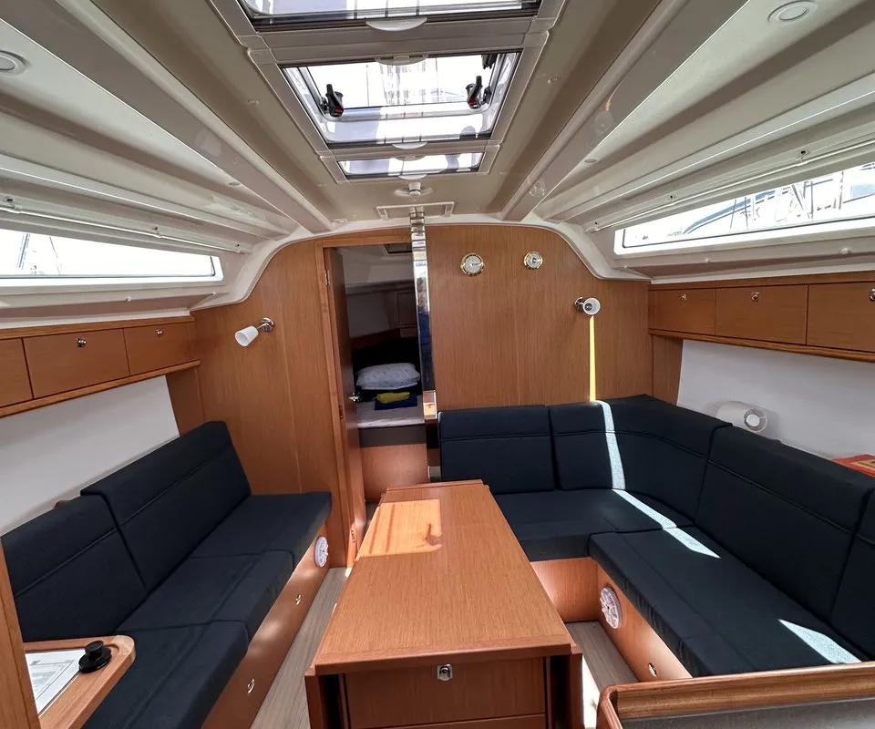 Salon of Crypto, a Bavaria Cruiser 37 sailboat at Split, Croatia