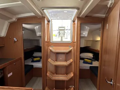 Cabin on Crypto, a Bavaria Cruiser 37 sailboat at Split, Croatia