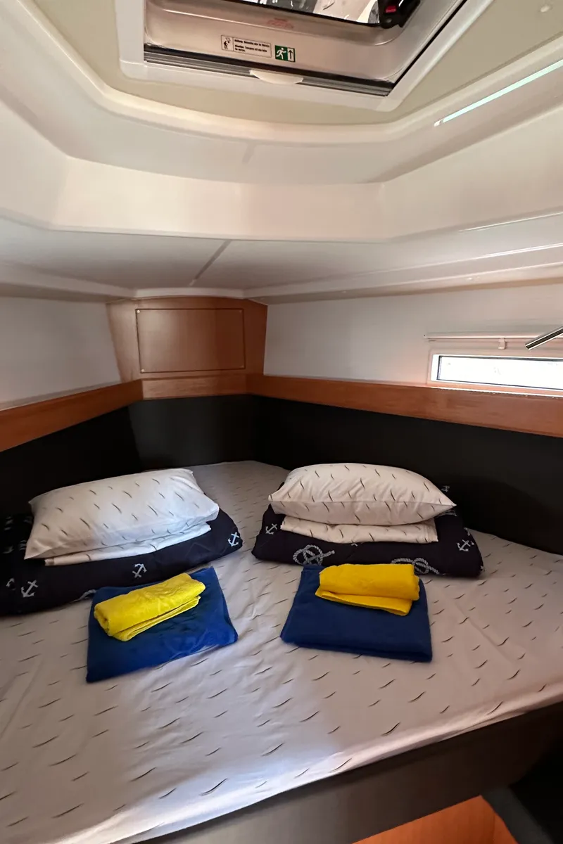 Crypto, a Bavaria Cruiser 37 sailboat at Split, Croatia