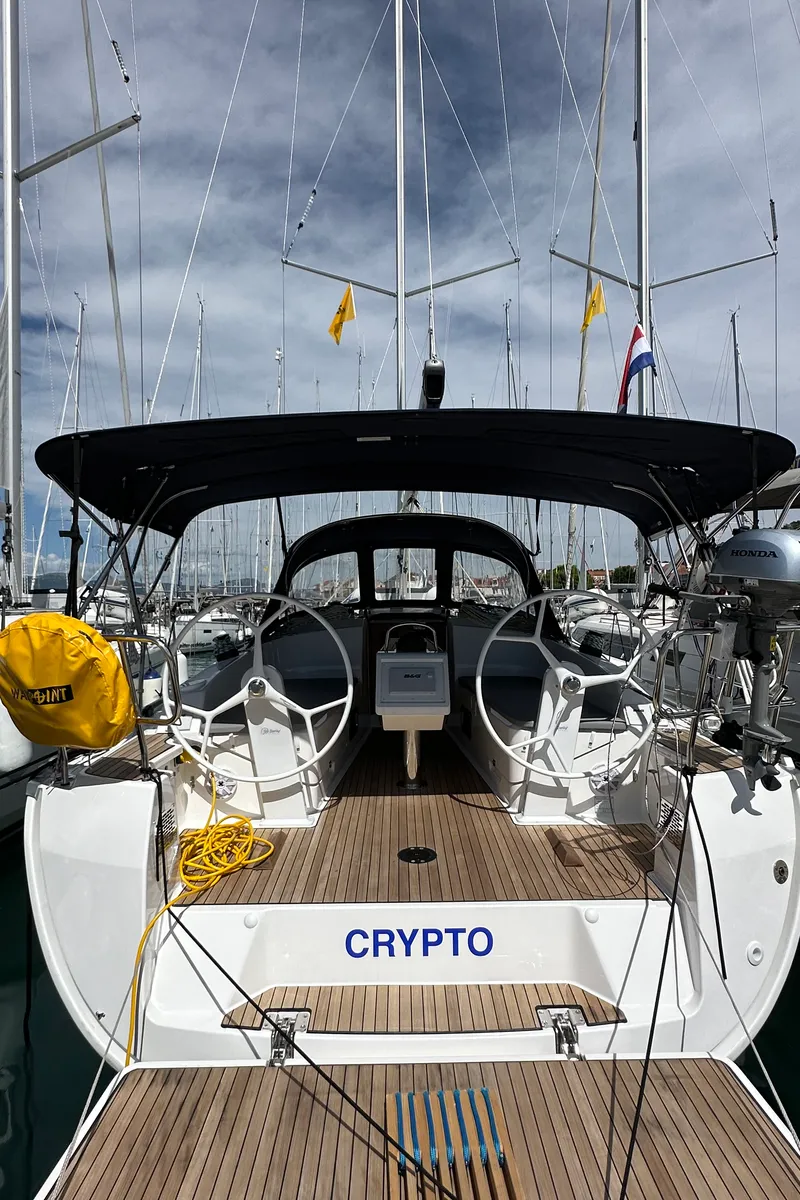 Crypto, a Bavaria Cruiser 37 sailboat at Split, Croatia